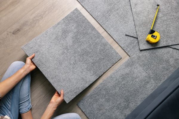 Carpet Tiles Installation in West Des Moines